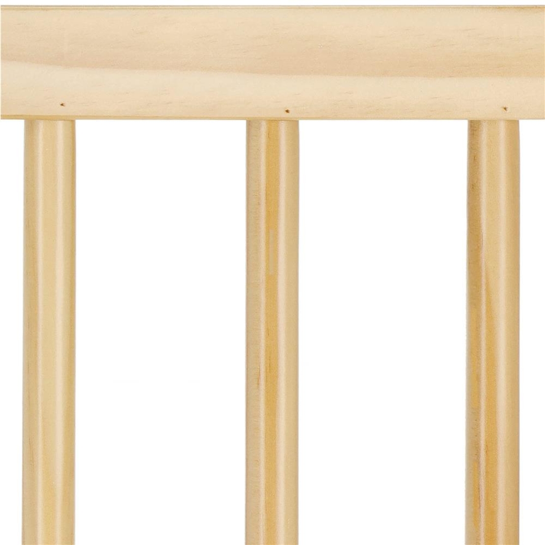 Poarta de siguranta Safety Gate pentru scari, ajustabila, din lemn cu structura otel, 89-96cm, negru maro