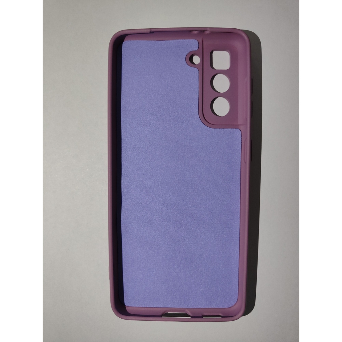Husa protectie Vafy compatibila cu Samsung S21 5G Liquid Silicone Case Mov