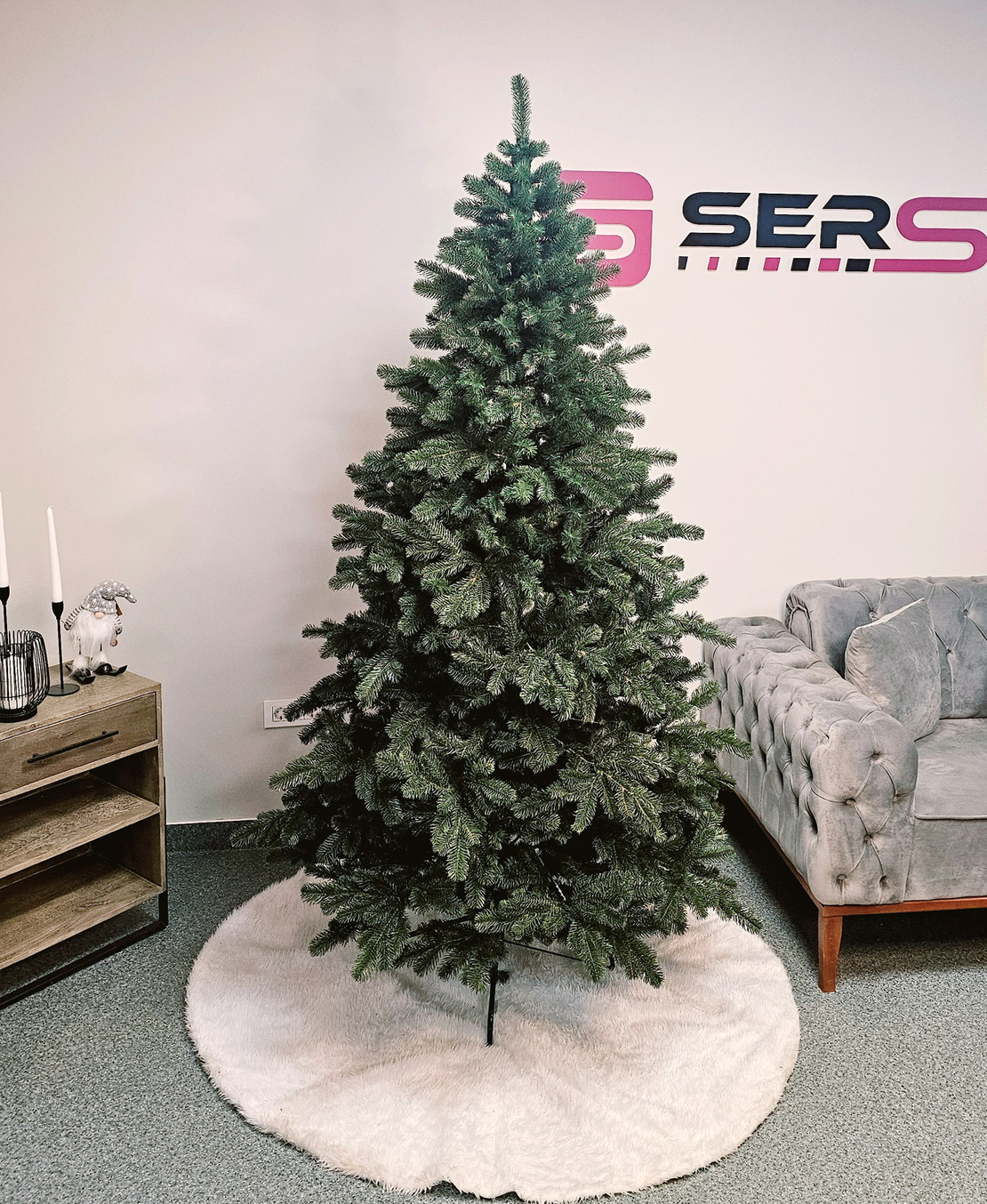 Brad artificial Christmas Deluxe by Sersimo, Kovalivka Select, integral 3D, 210cm