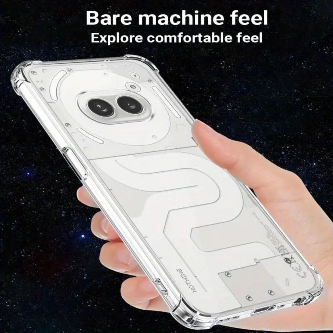 Husa de Protectie, Vafy, Compatibila cu Nothing Phone 2A, TPU Antisoc, Protectie Colturi, 1.5 mm Transparent