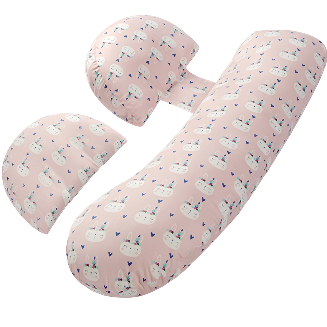 Set Perna pentru Gravide, Flippy, Husa Detasabila,Utilizare in Forma H si U, Reglabila, Latime Ajustabila, Proactive, Roz Deschis