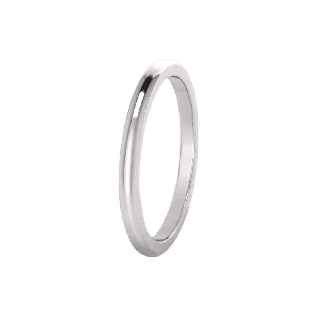 Inel pentru Dama, Jolie, Inel din Argint 925, Tip Verigheta, Marimea 46, 14 mm, Argintiu