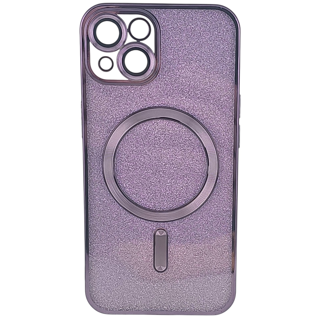Husa de Protectie 2 in 1, Vafy, pentru Apple iPhone 14 Plus, Compatibila MagSafe, Magnetica, cu Protectie Lentila, din TPU, Mov