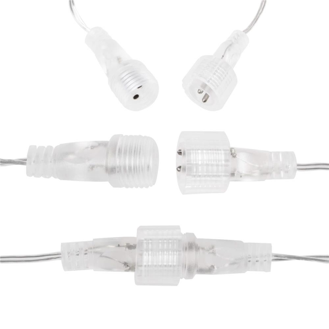 Ghirlanda luminoasa tip perdea cu stelute 138 LED-uri, 2m, pentru interior/exterior, iluminare multicolor