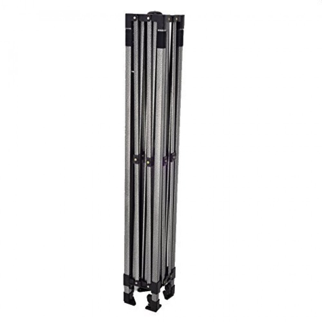 Cort Pavilion 3x6m Alb Pliabil Cadru Metal pentru Curte, Gradina, Evenimente
