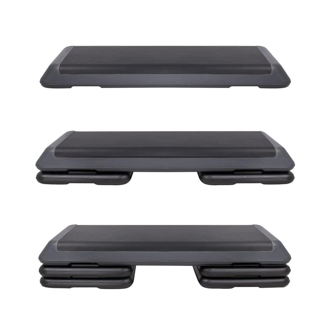 Stepper aerobic fitness profesional, 3 niveluri de inaltime, suporta maxima 350 kg