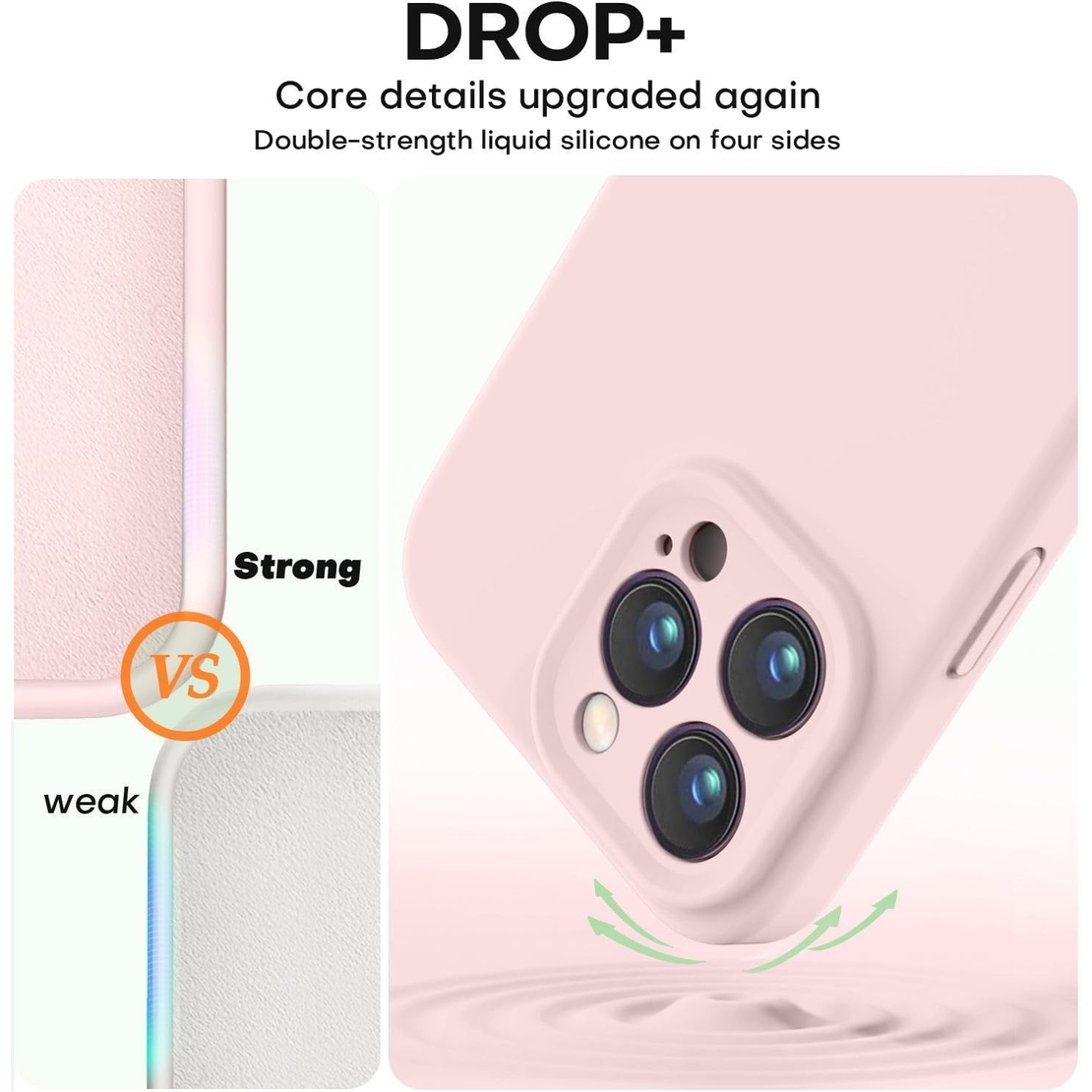 Husa de Protectie Matte TPU, Vafy, pentru OnePlus Nord CE3 Lite, Protectie Camera, Antisoc, Antizgariere, Antialunecare, Acoperire Completa, Roz