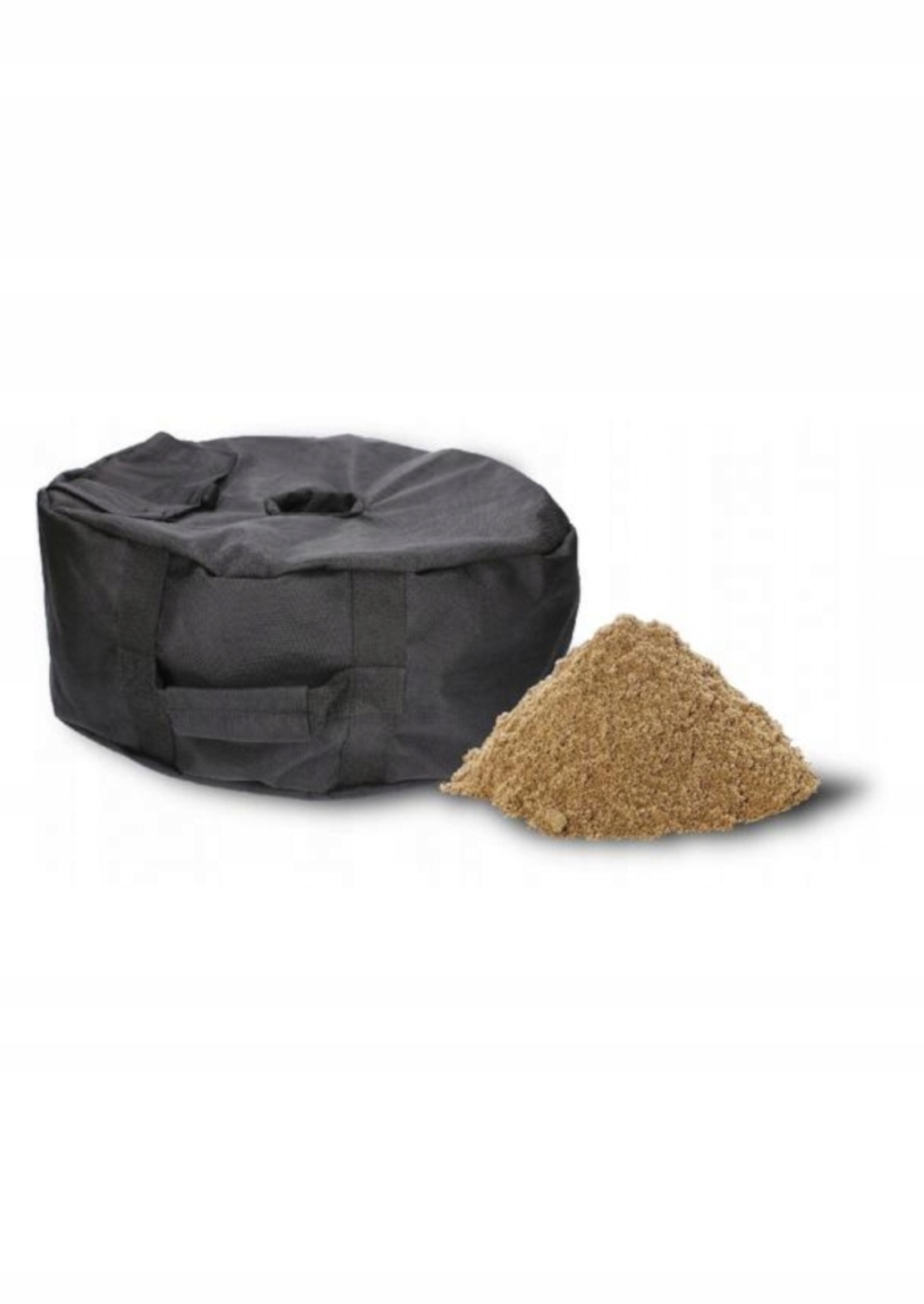Suport umplere umbrela 47x18 cm, sac cu manere, inchidere velcro, poliester impermeabil, negru