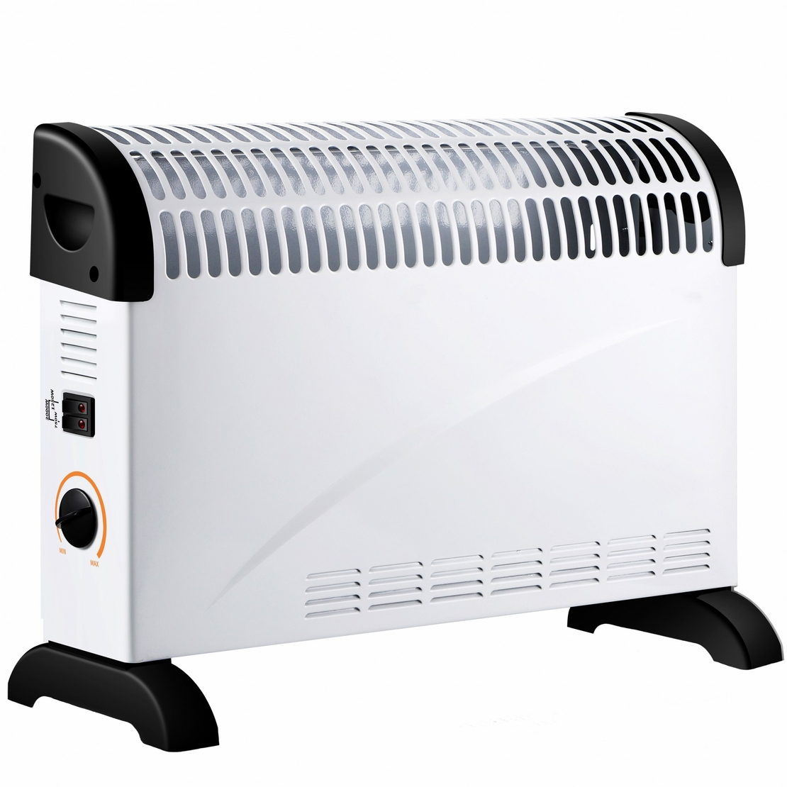 Convector Electric Clasic, Vafy, 2000W, 3 Trepte de Putere, Termostat, 53x19.8x38 cm, Alb