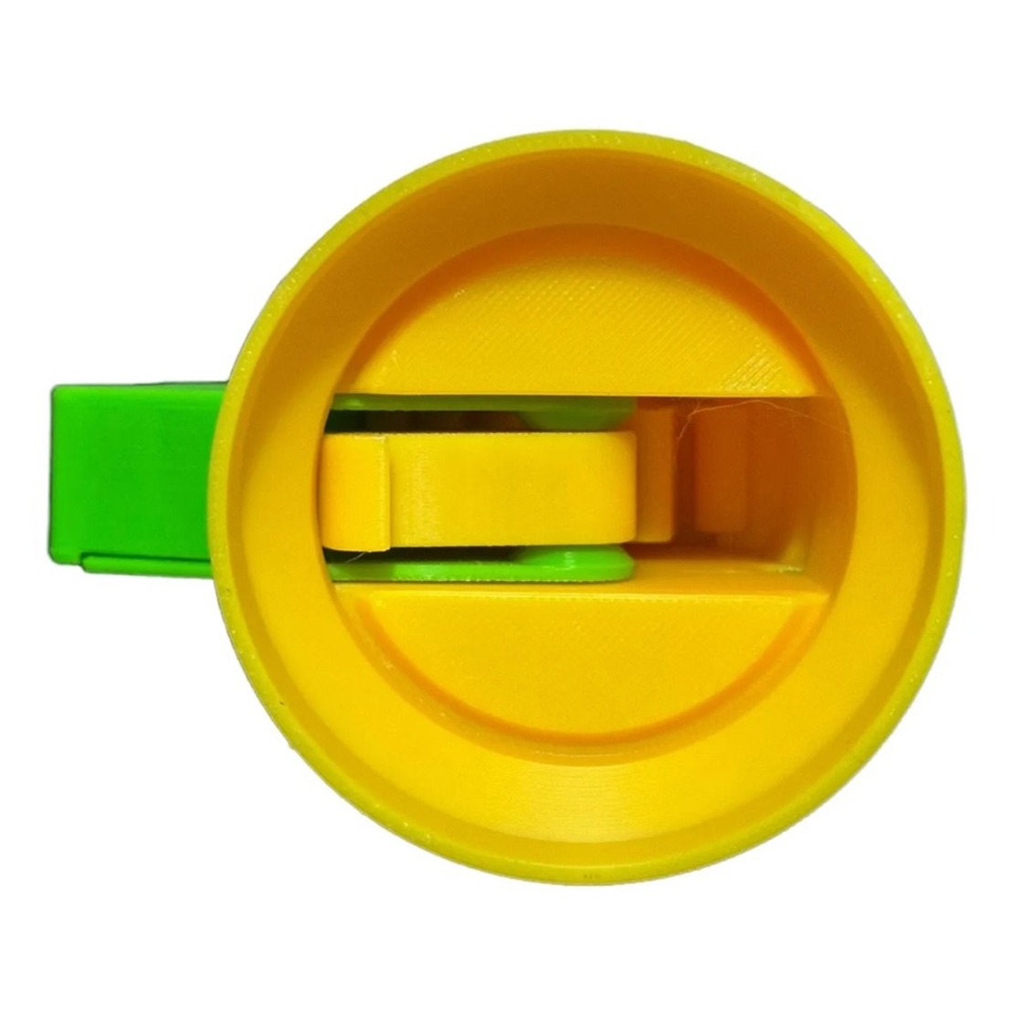 Desfacator Doze, Vafy, din ABS, 10.7 x 8 cm, Manual, Galben/Verde