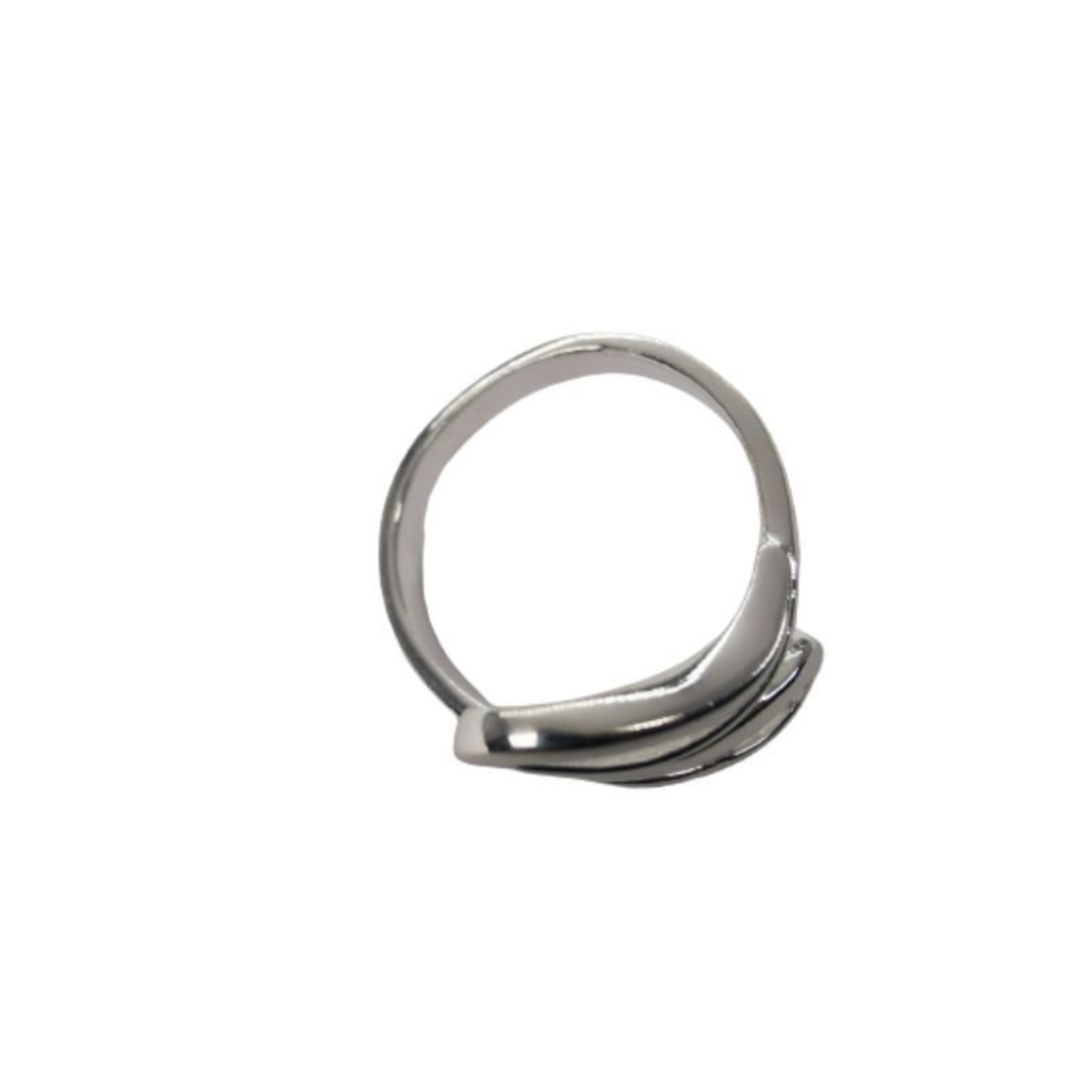 Inel pentru Dama Argint 925, Jolie, Model Sarpe Dublu 5.2 gr, Marimea 60, 2.5 x 2 cm, Argintiu