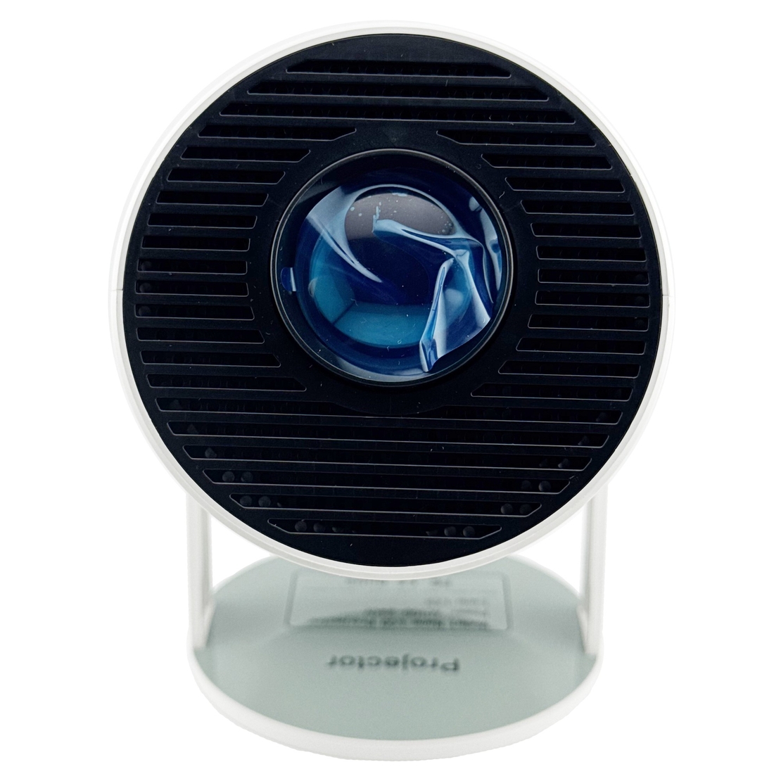 Video Proiector Portabil cilindric HY300, Flippy, Inteligent, HD 1280×720, Wireless, Compatibil cu Android/iOS, AC, 19 x 11 x 9 cm, Alb