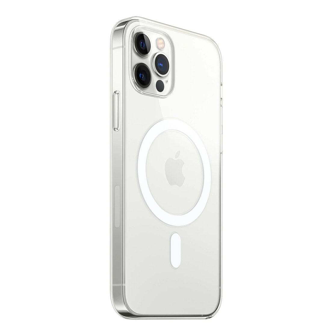 Husa MagSafe Silicone pentru iPhone 14 Pro, Vafy, Transparenta