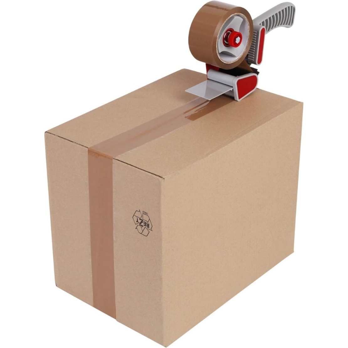 Set 36 Role Banda Adeziva, Low Noise, 5cm x 66 m, Ambalare Colete/Pachete, Maro
