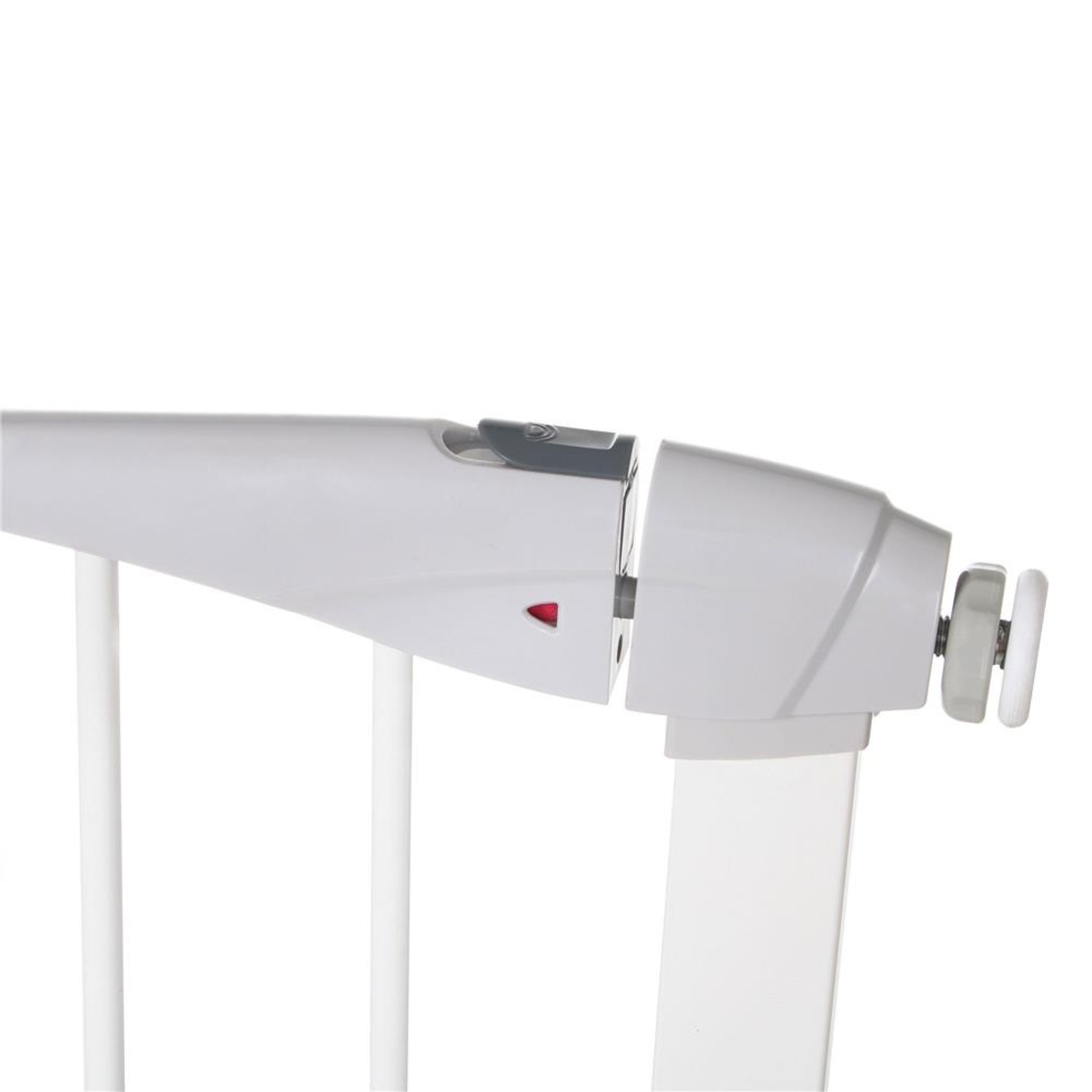 Poarta de siguranta Safety Gate pentru scari, ajustabila 90-99 cm, din otel, alba