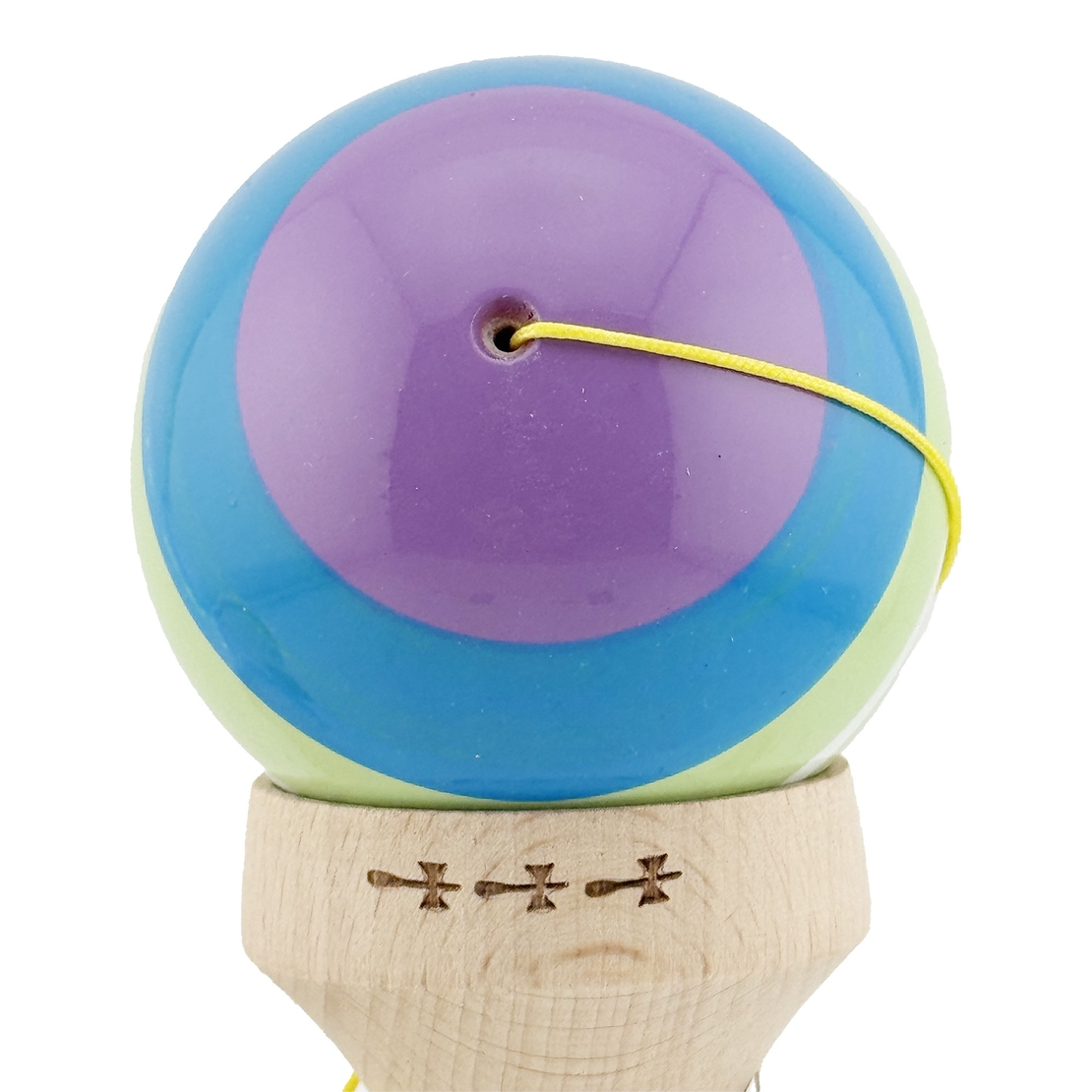 Kendama X Originala, Profesionala, Flippy, Legendary Spectrum, Cupe Mari KING SIZE V3, Super Sticky, Gaura in Baza, Rulment Metalic, din lemn 18 cm, Ata 62/65 cm, Multicolor