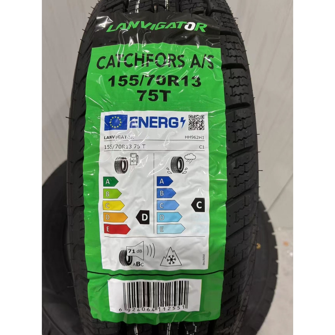 Anvelopa All Season LANVIGATOR CATCHFORS A/S 155/70/R13 75T, Aderenta Sporita pe Zapada si Umed, Confort si Durabilitate