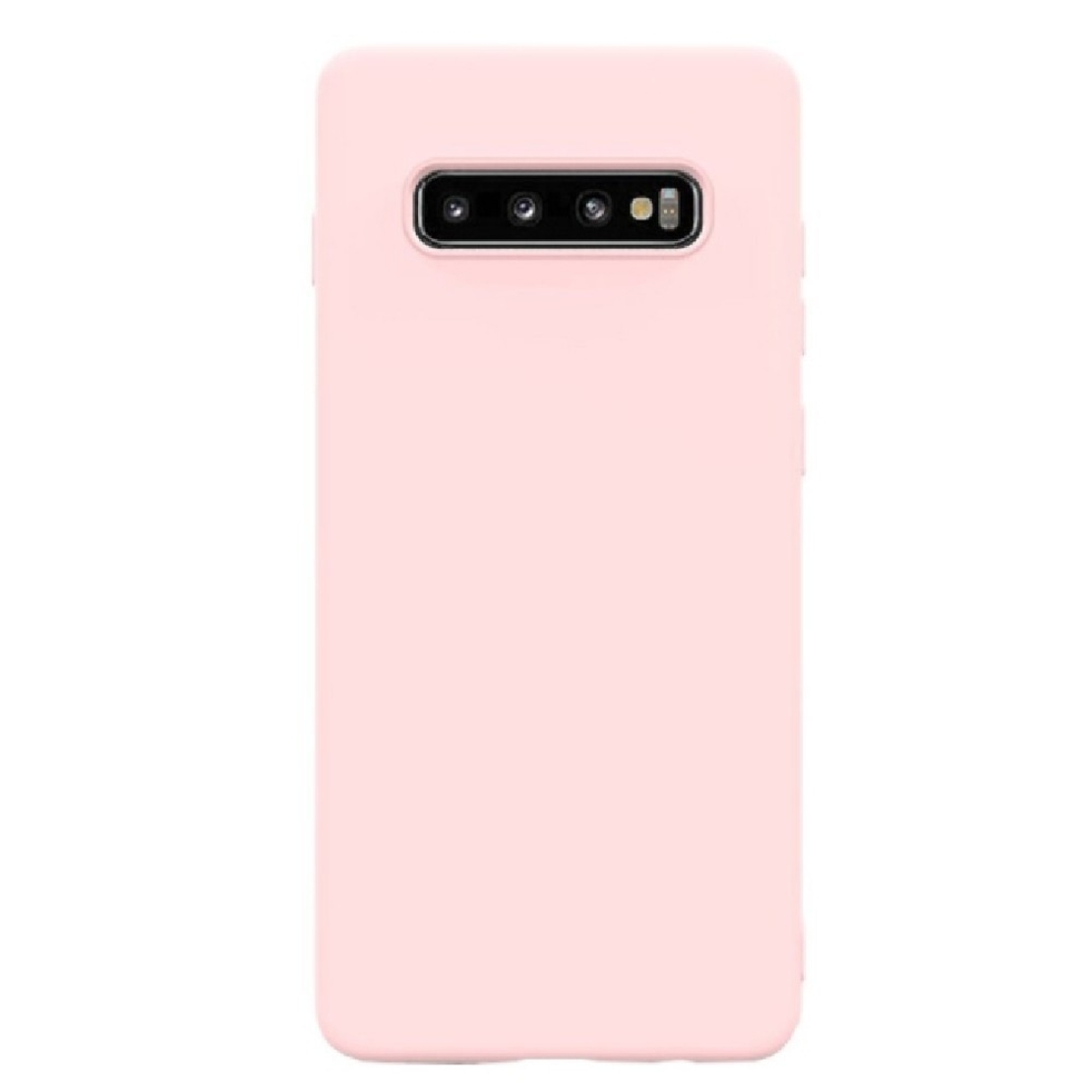 Husa protectie Vafy compatibila cu Samsung Galaxy S10 Matte Tpu Roz