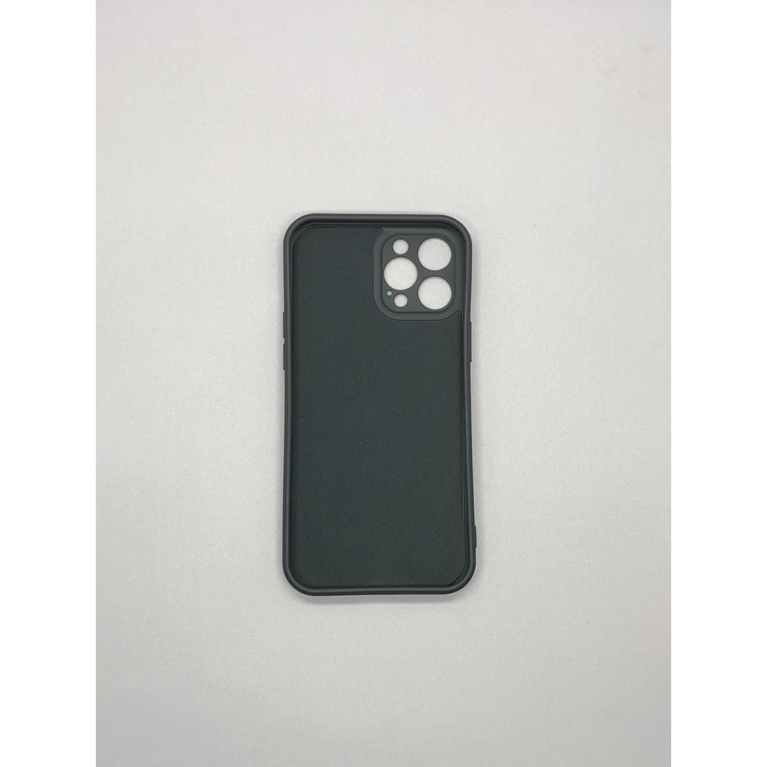 Husa protectie Vafy compatibila cu Apple iPhone 12 Pro Max Liquid Silicone Ring cu suport rotativ Negru