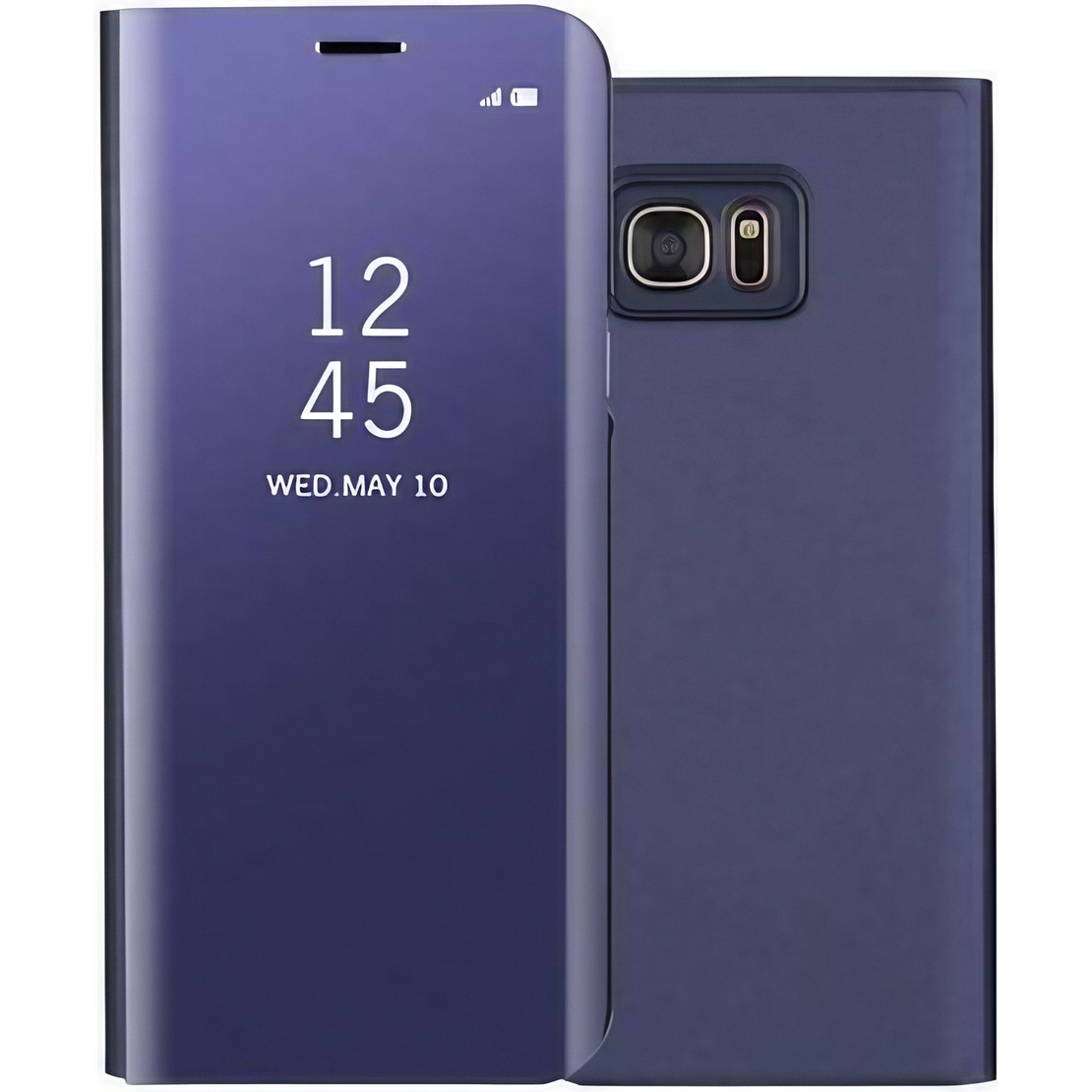 Husa de Protectie, Flippy, pentru Samsung Galaxy S9, Capac Oglinda, din Plastic, Mov