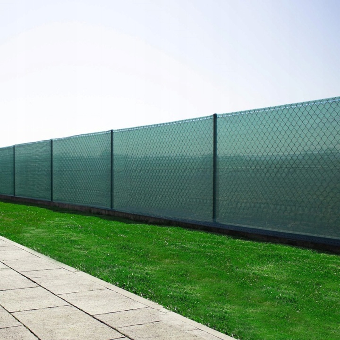 Plasa umbrire si intimitate pentru gard, 1.5m latime, 10m lungime, 65g densitate, verde