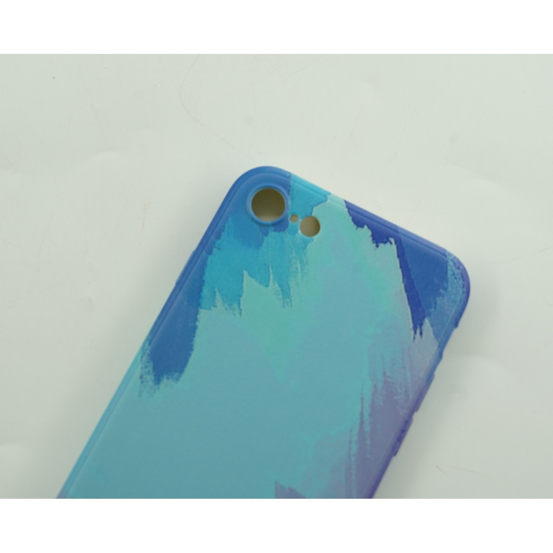 Husa protectie Vafy compatibila cu Apple iPhone 11 Tpu Ombre, Albatru/Mov