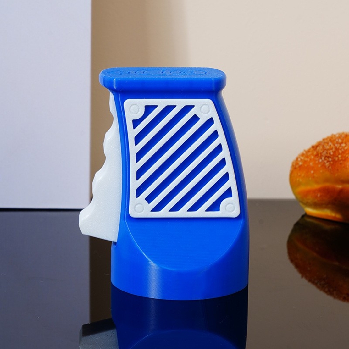 Desfacator Doze, Vafy, din ABS, 10.7 x 8 cm, Manual, Albastru Inchis/Alb