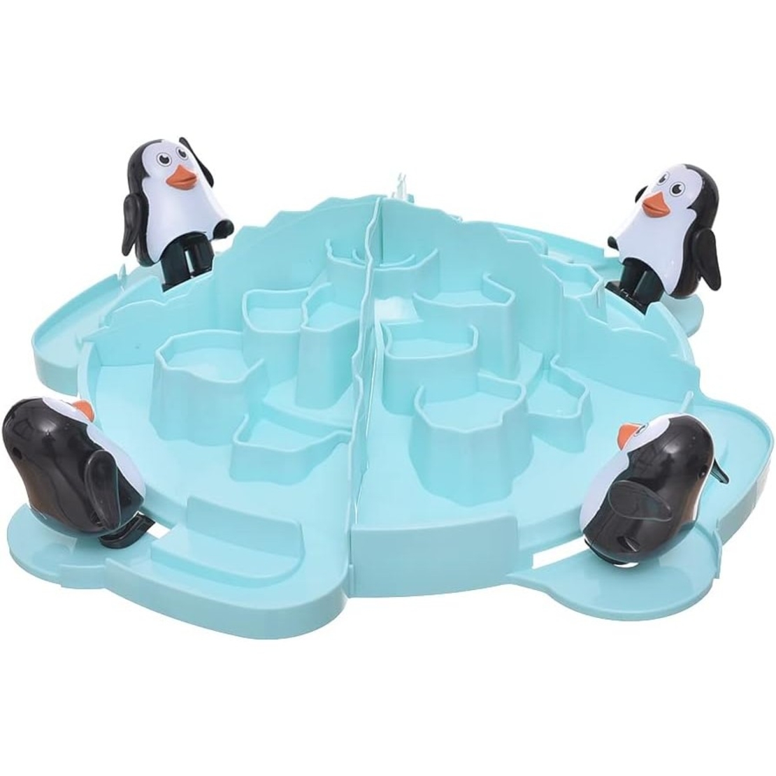 Joc Interactiv pentru Copii, Flippy, Batalia Pinguinilor, 3 ani+, Tabla de Joc, Figurine Pinguini, Mingi, Multicolor