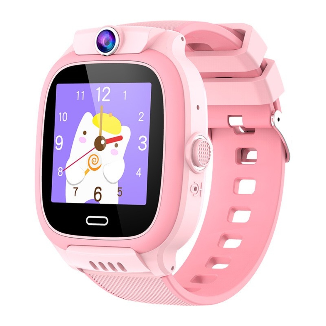 Ceas Smartwatch Vafy, Pentru Copii, Model Y36, cu Functie Telefon, 4G, Localizare LBS, Istoric Traseu, Monitorizare Spion, Apel Video, Rezistent la Apa, Roz