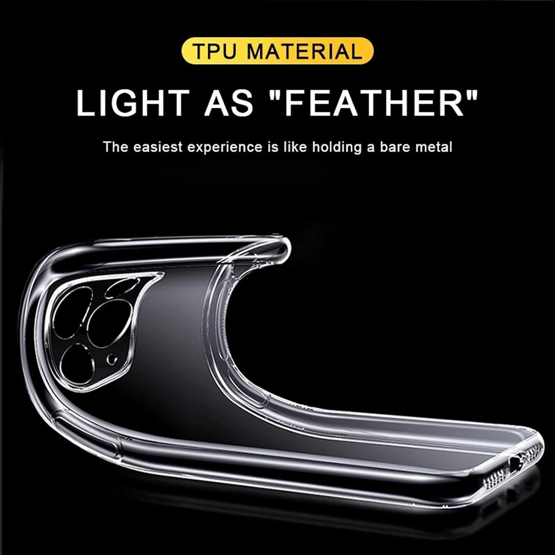Husa de Protectie, Vafy, Compatibila cu Xiaomi Redmi 13C 5G, Tip Carcasa, Silicon TPU, Protectie camere, Transparent