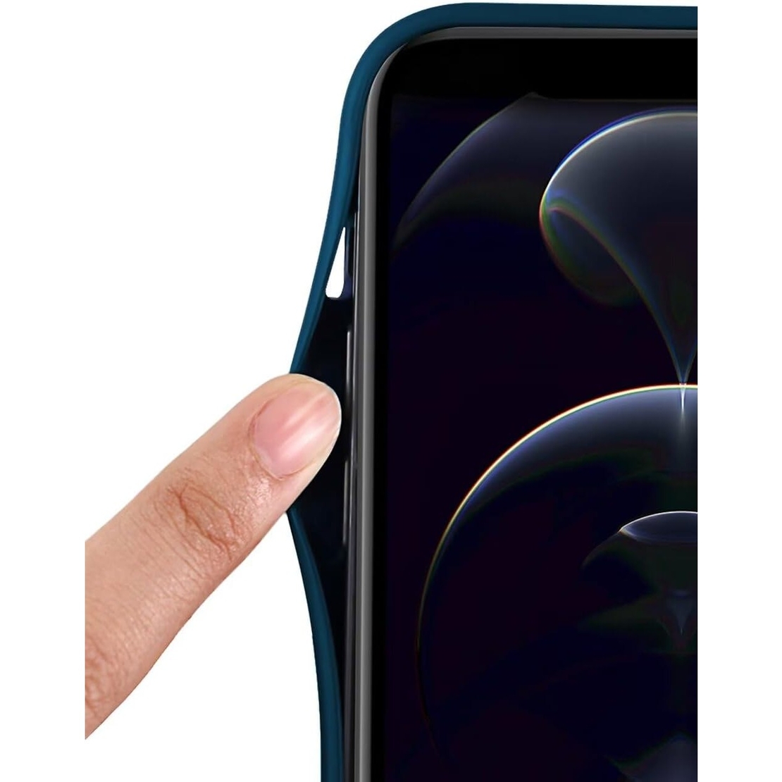 Husa de Protectie, Vafy, pentru Xiaomi 14 Ultra, Liquid Silicone, cu Microfibra pe Interior, Protectie Antisoc, Compatibil Incarcare Wireless, Albastru