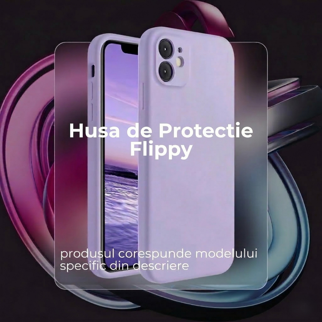 Husa Protectie, Vafy, Apple, iPhone 11, Silicon, Mov