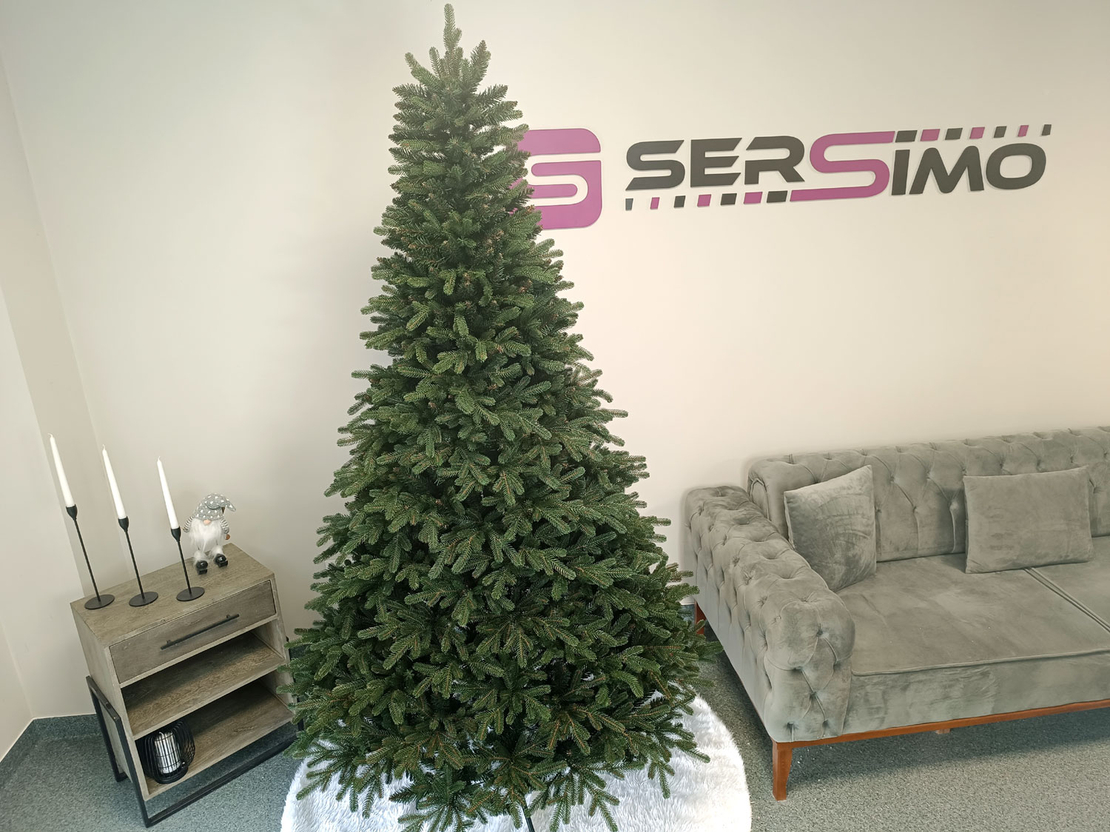 Brad artificial Christmas Deluxe by Sersimo, Carpati, 2D+3D, 230cm