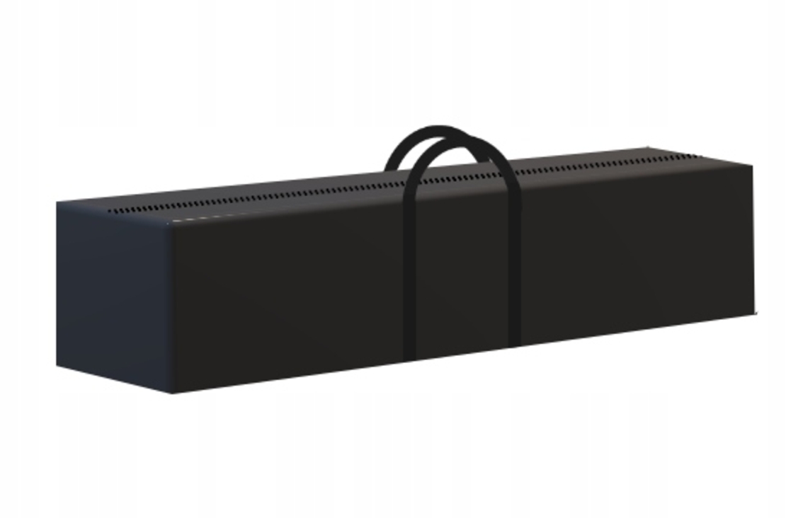 Cort tip pavilion cu 3 pereti laterali, structura solida otel si acoperis impermeabil PVC, 3x3 m cu inaltime reglabila, alb
