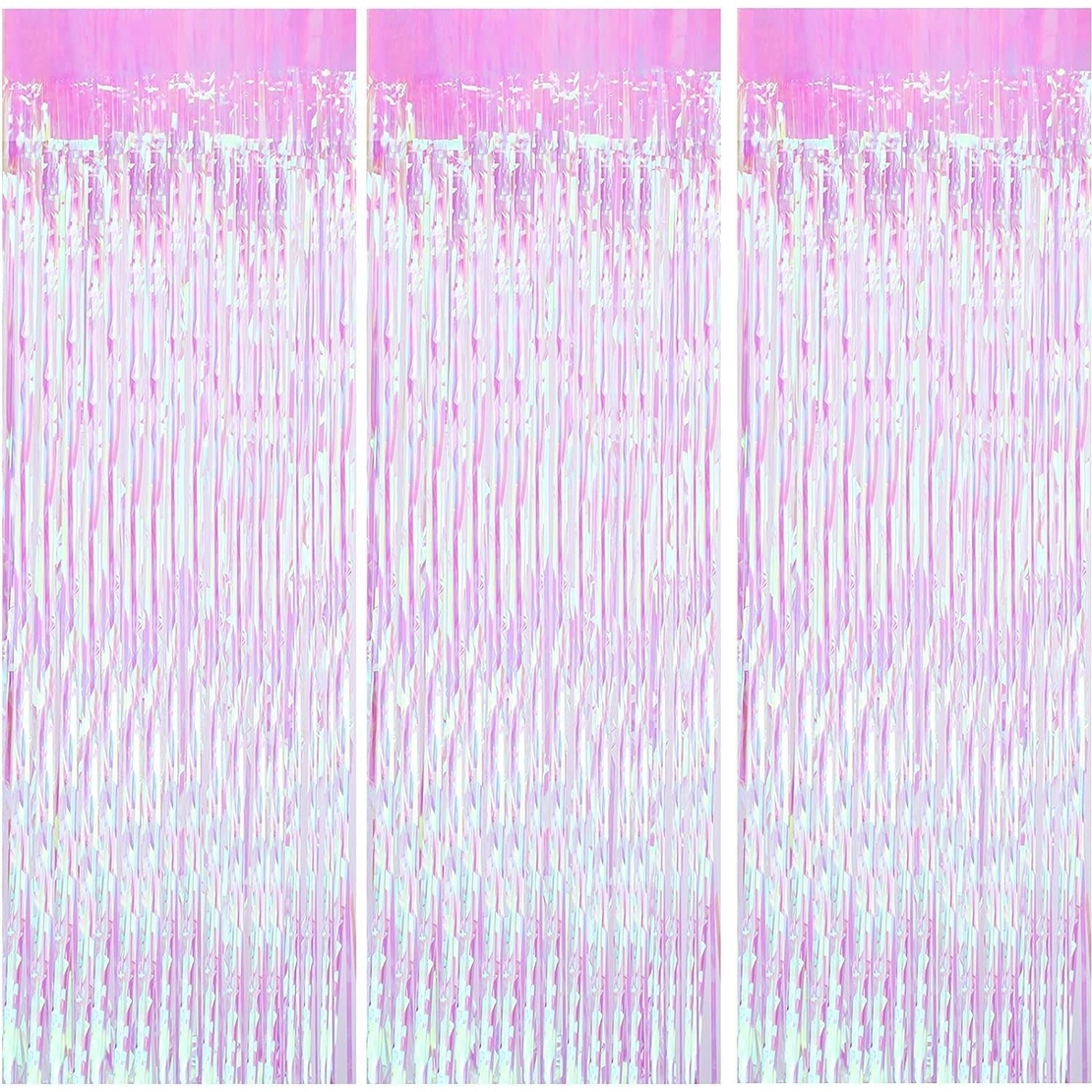 Perdea Franjurata, Flippy, Model Decor Petrecere, pentru Fundal de Poze, Amenajare Colorata a Petrecerii, Dimensiune 100x200 cm, Roz