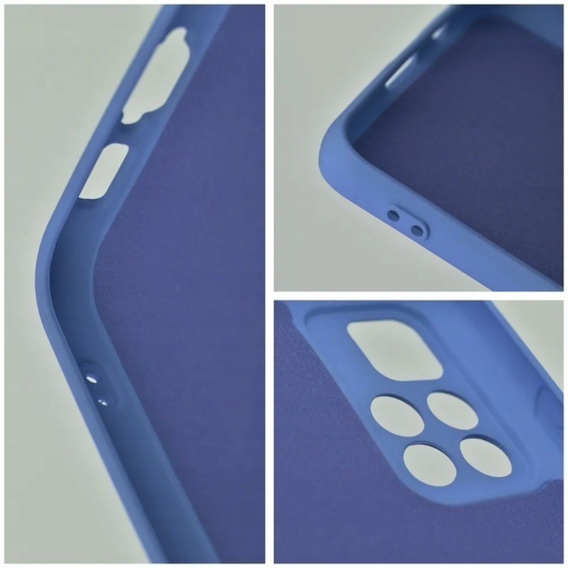 Husa de Protectie, Vafy, pentru Xiaomi Redmi Note 12 Pro 5G, Liquid Silicone, cu Microfibra pe Interior, Protectie Antisoc, Compatibil Incarcare Wireless, Albastru