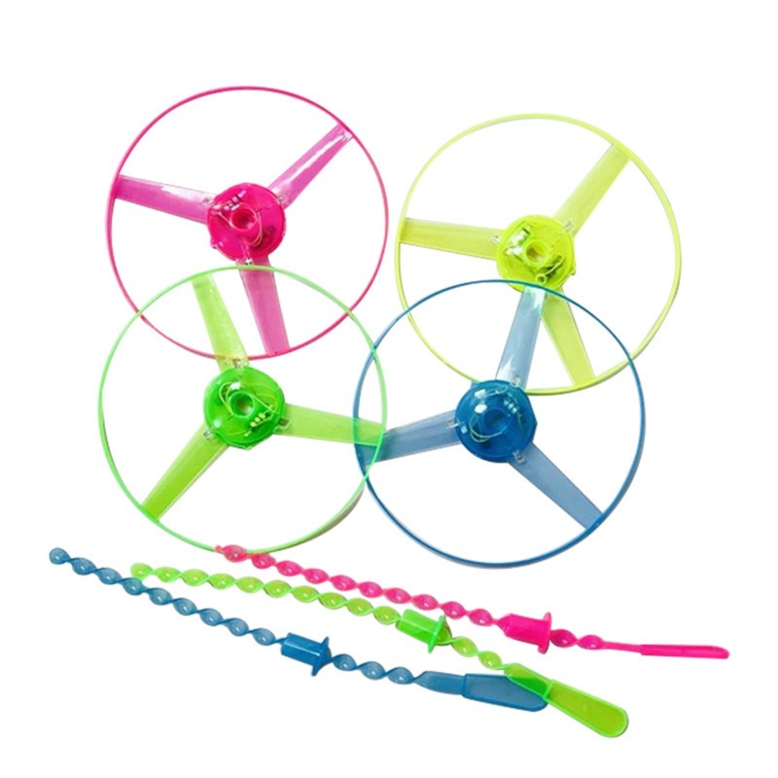 Jucarie Disc Zburator, Flippy, cu Lumini, Manual, din ABS, +14 Ani, Galben