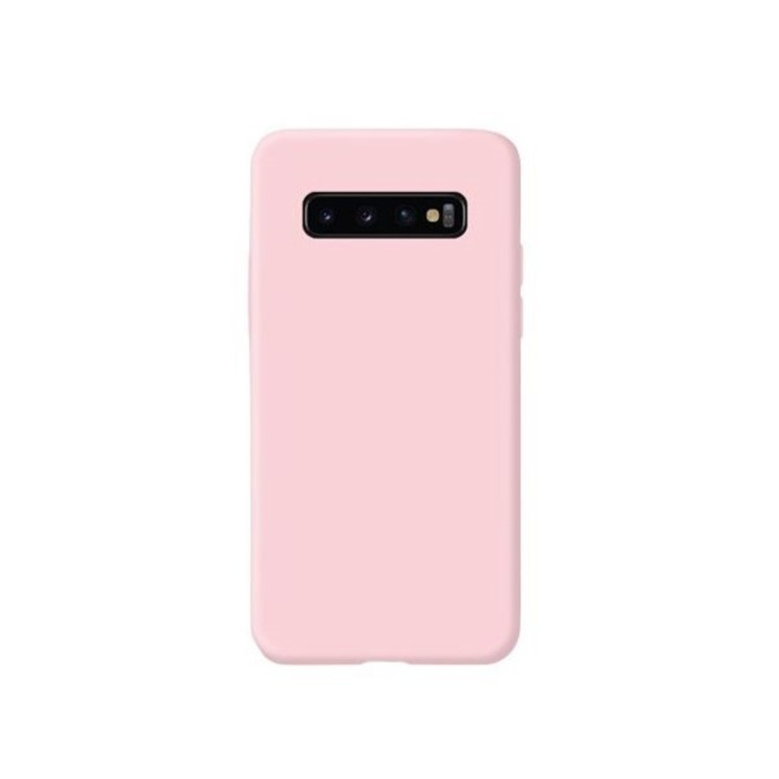 Husa protectie Vafy compatibila cu Samsung Galaxy S10 E Liquid Silicone Case Roz