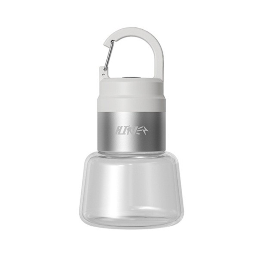 Lampa Portabila, Flippy, de Voiaj/Camping, Incarcare USB, IPX5, LED RGB, din ABS, 300 mAh, 10 x 5.5 x 5.5 cm, Alb