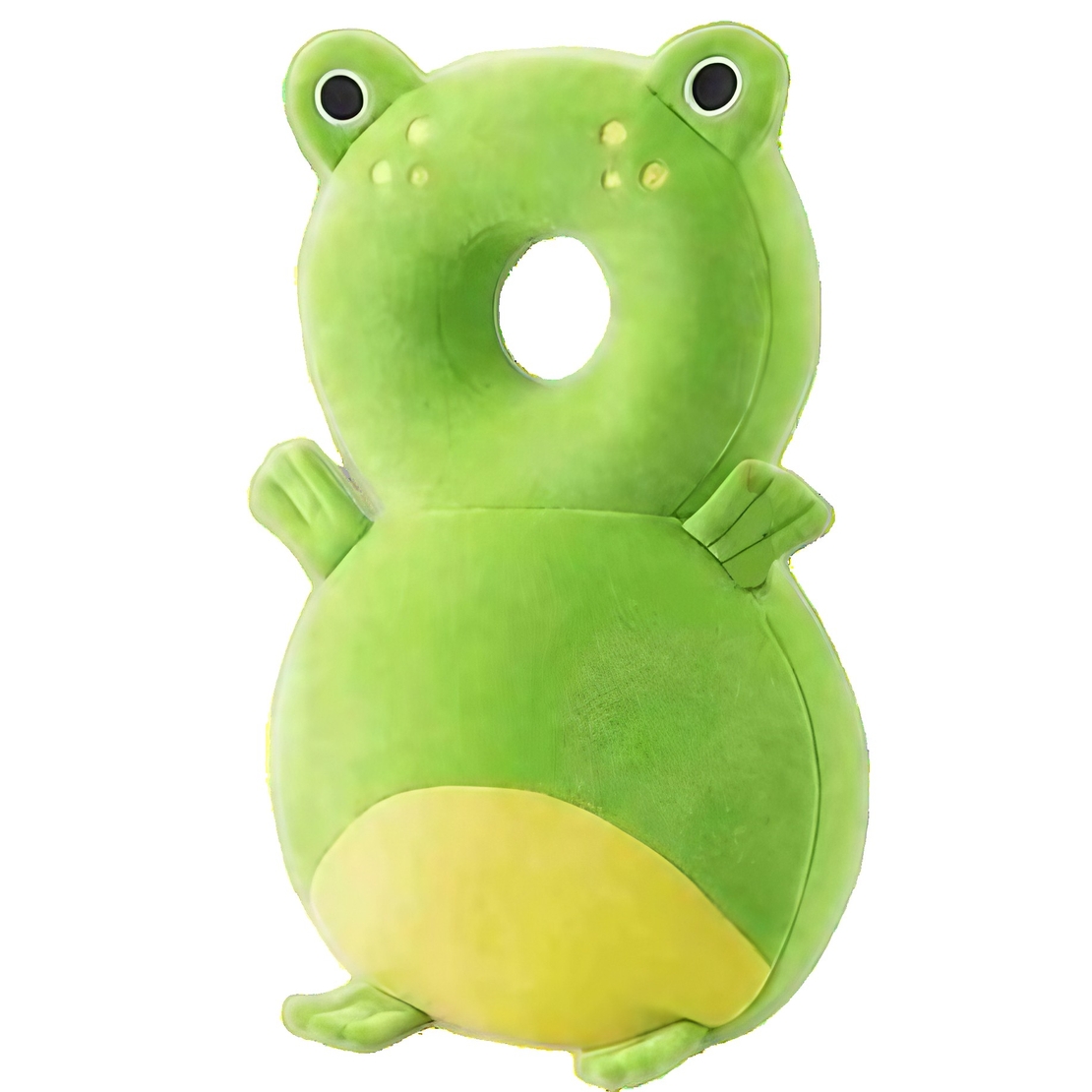 Perna tip Rucsac pentru Protectia Capului, Vafy, Tetiera tip Broscuta, pentru Bebelusi, 33x6x19 cm, 180 g, Verde