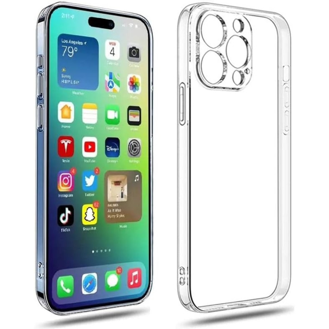 Husa de Protectie, Vafy, pentru Apple iPhone 16 Pro Max, TPU, Antisoc, Rezistenta la Impact, Protectie Camera, Transparenta