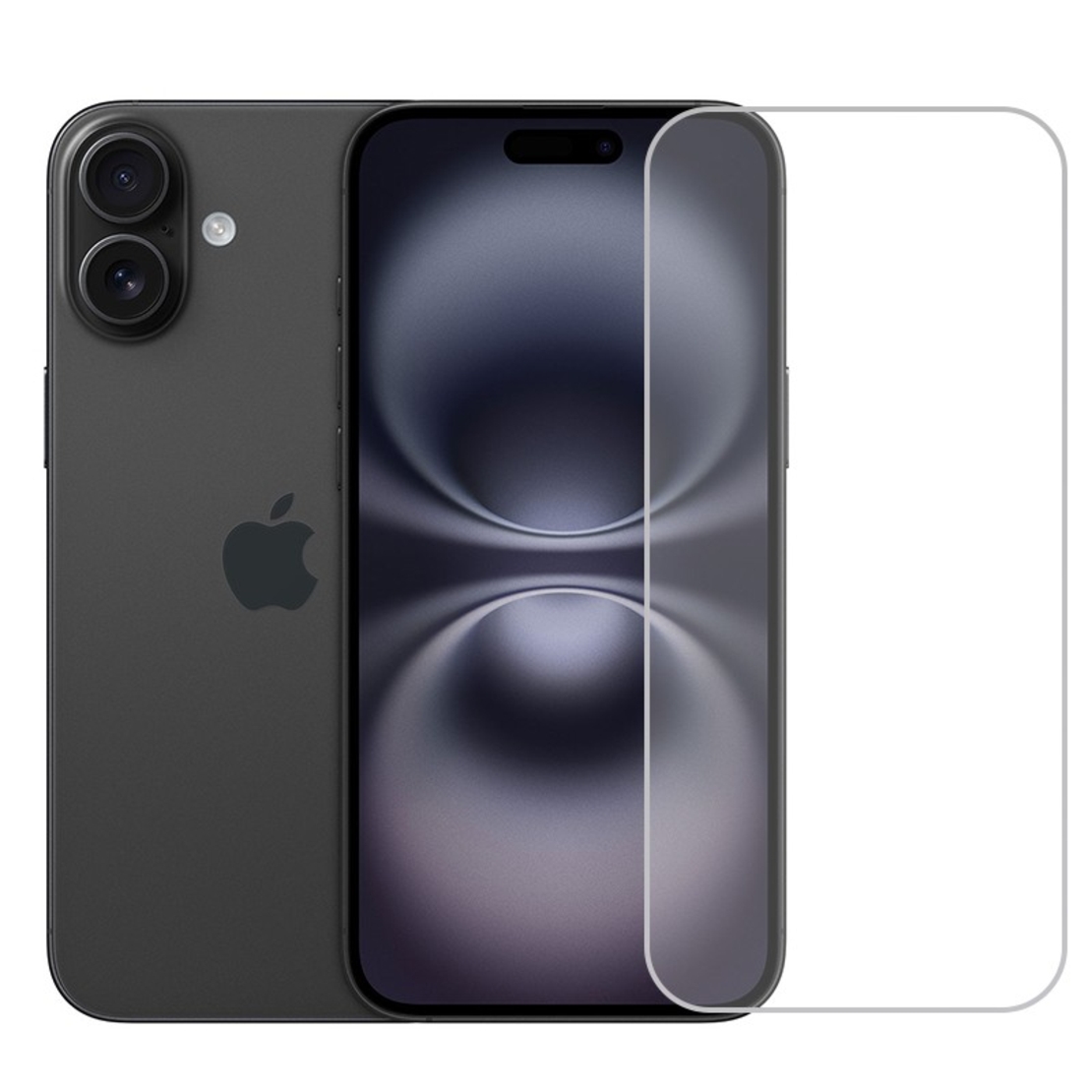 Folie de Protectie pentru Apple iPhone 16, Vafy, Sticla Securizata 3D, High Definition pentru Ecran complet, Anti Zgirieturi, Anti bule, Transparenta