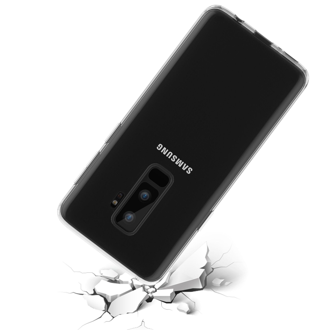 Husa Flippy compatibila cu Samsung A8 2018 0.3 mm Tpu Transparent