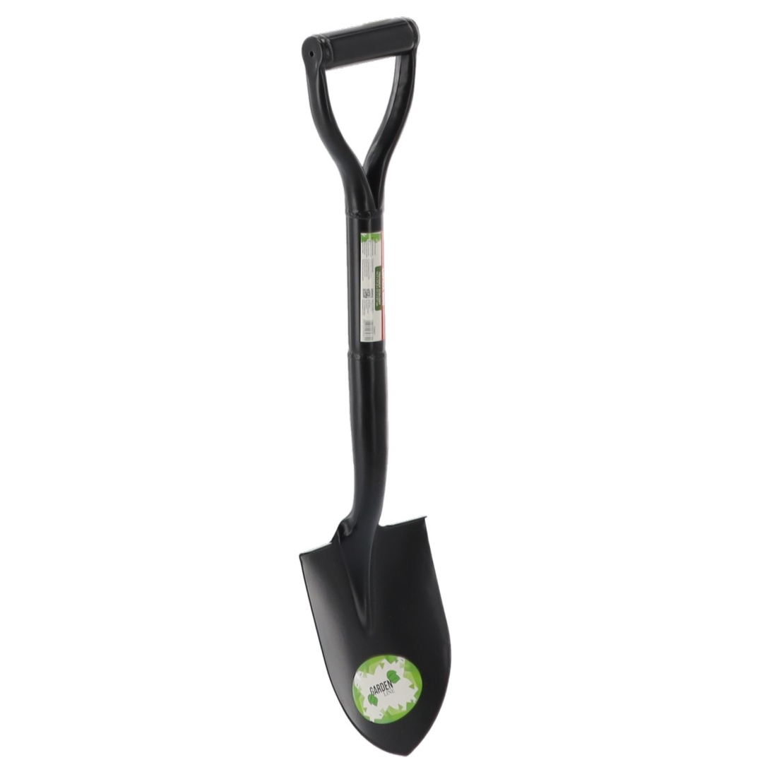 Lopata mica pentru gradina din otel cu maner ergonomic, 67 cm, negru