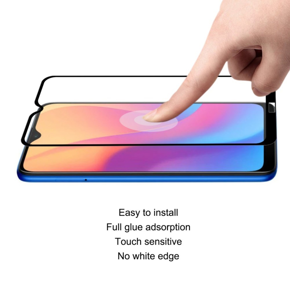 Folie Sticla Flippy® compatibila cu Xiaomi Redmi 8A 111D Negru