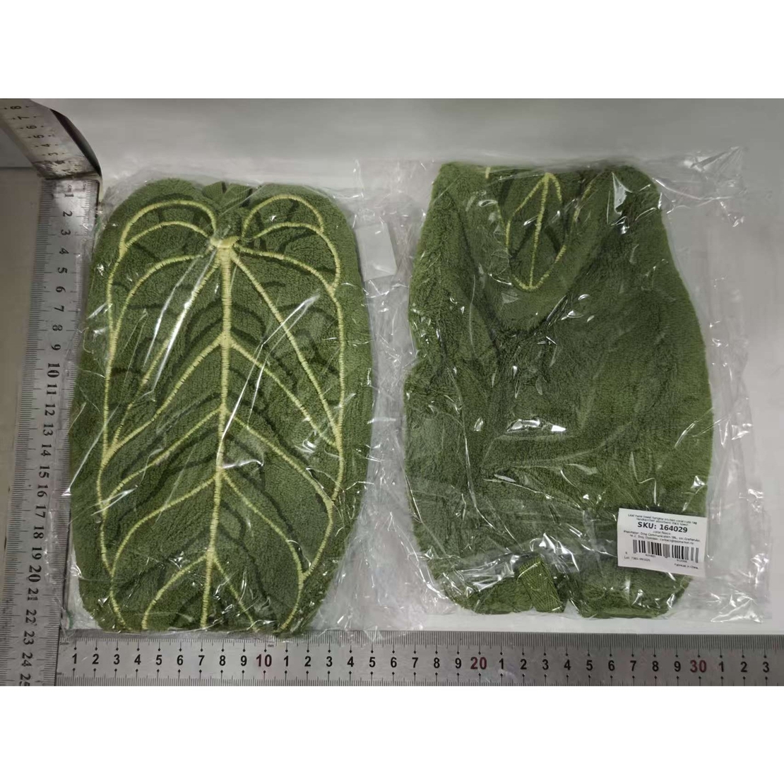 Prosop de Bucatarie, Vafy, Model Frunza, 32.5 x 15.5 cm, Verde
