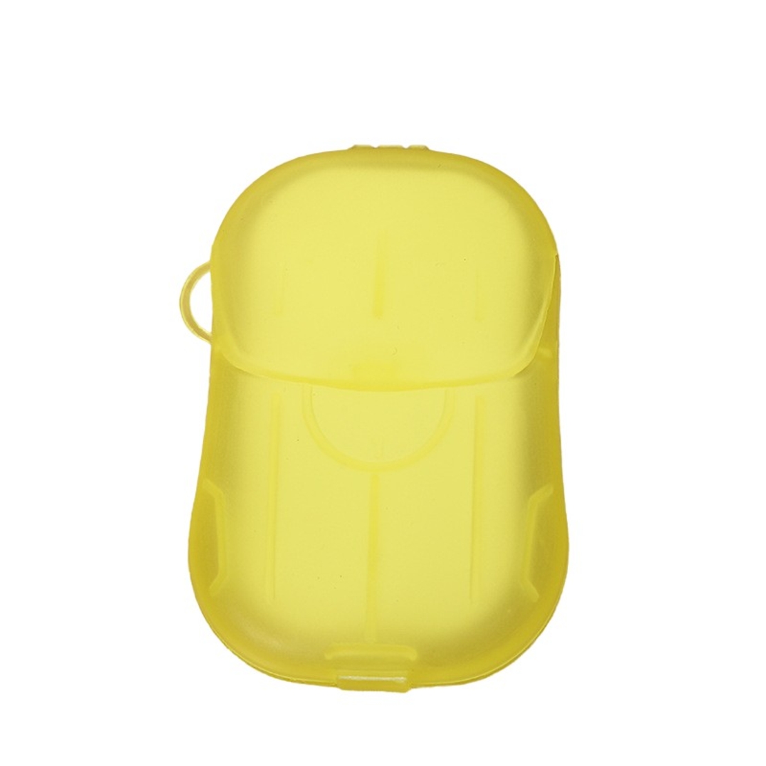 Mini Cutie de Sapun din Hartie, Flippy, de Unica Folosinta, Portabila, Potrivit pentru Calatorii, 20 foite, Galben