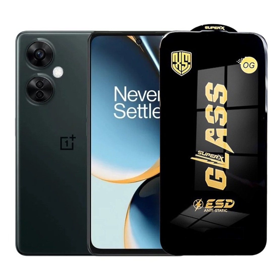 Folie de Protectie pentru OnePlus Nord CE3, Vafy, Sticla Securizata ESD, Margini Negre, Rezistenta la Zgirieturi, Antistatica, 0.35 mm, Transparenta
