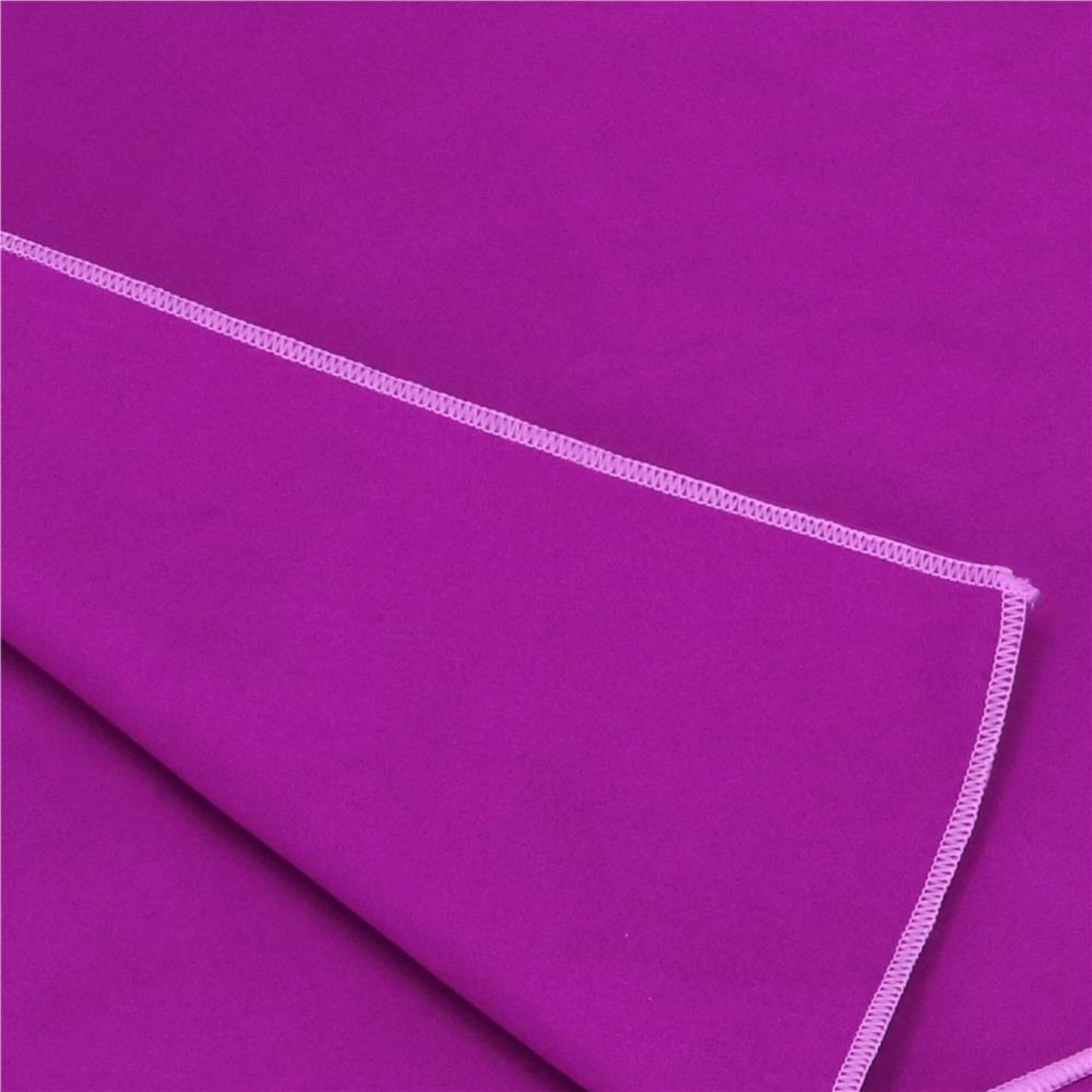 Prosop de plaja cu uscare de rapida, husa de transport, 75x150cm, violet