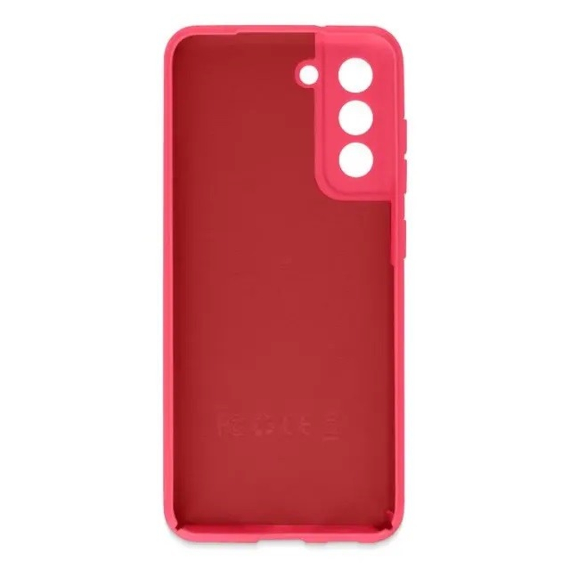 Husa protectie Vafy pentru Samsung S21 FE Liquid Silicone Fuchsia/Roz